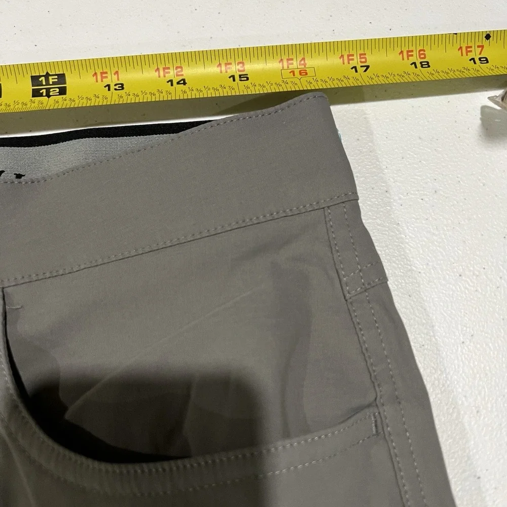 Orvis Trek Pants Mens 32x32 Gray Water Resistant Tech Stretch Hiking Outdoors
